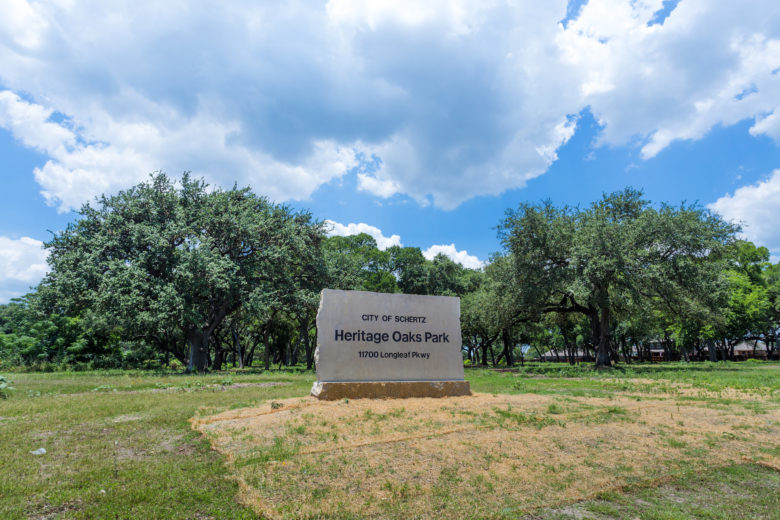 Heritage Oaks Park Sign