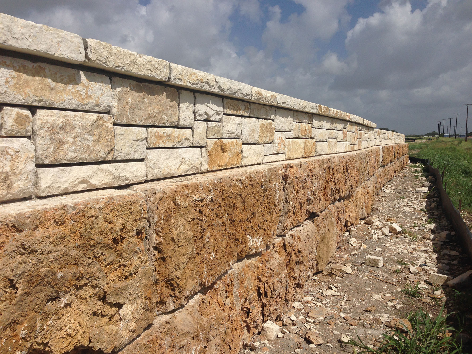 2014 Stone Wall Construction