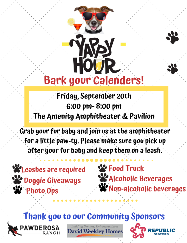 Yappy Hour Flyer